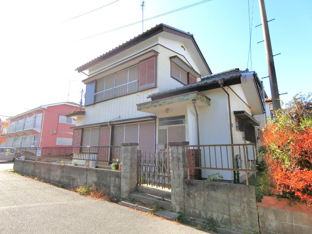 茂原緑町貸家の前面道路含む現地写真