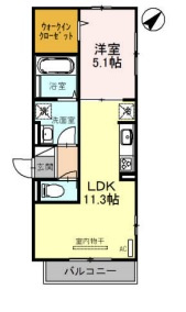 シェソワフルールの間取り