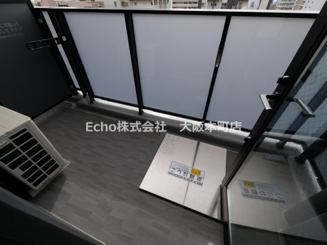 K-COURT谷町四丁目のバルコニー