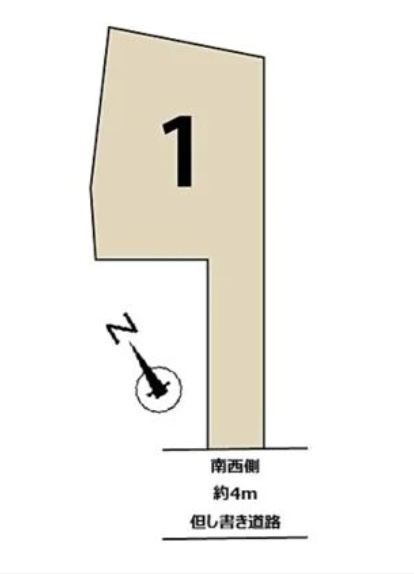 市川市須和田２丁目２２８①の区画図