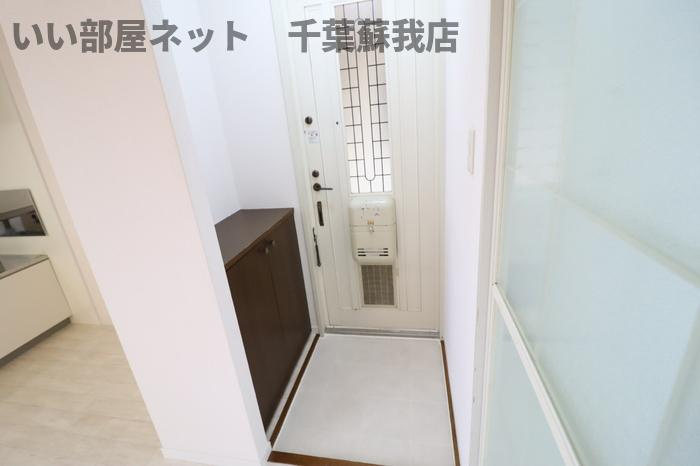 ヴェルメゾンおゆみ野　Ｅの玄関|毎日通る玄関はこちらです