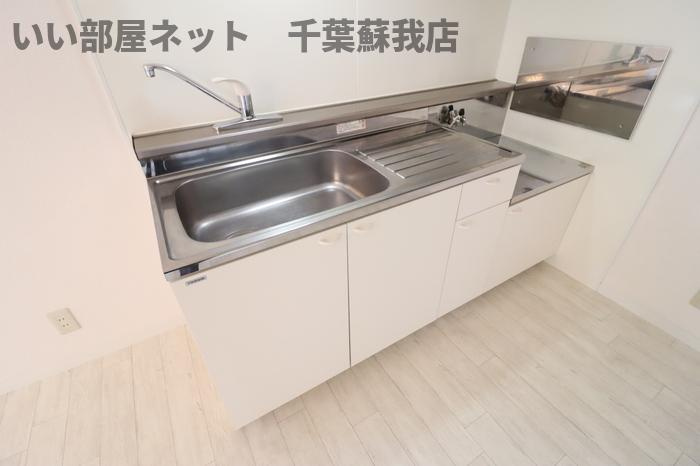 ヴェルメゾンおゆみ野　Ｅのキッチン|キッチンでお料理をお楽しみください