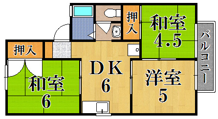 奈良市左京３丁目のアパート