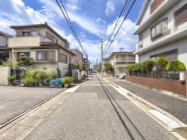 瑞穂区東栄町5丁目土地の前面道路含む現地写真