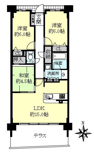 ワコーレ舞子海岸通の間取り