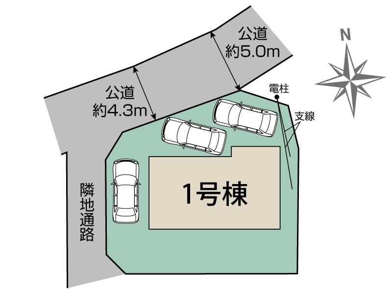 BLOOMING GARDEN　本庄市中央2丁目の区画図|図面と現況が異なる場合、現況を優先とします。