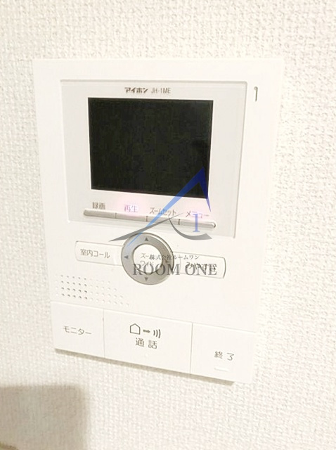 アビタシオン祇園のセキュリティ|モニター付きインターホンです。