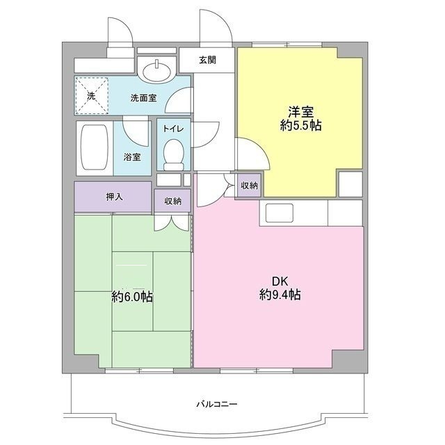 アビタシオン祇園の間取り|間取りです。