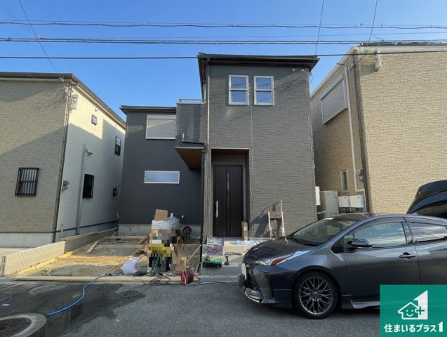 枚方市伊加賀寿町　新築一戸建ての外観|現在の進捗状況です！順調に作業進行中、完成が待ち遠しいです！詳細の間取り等、お気軽にお問い合わせください！