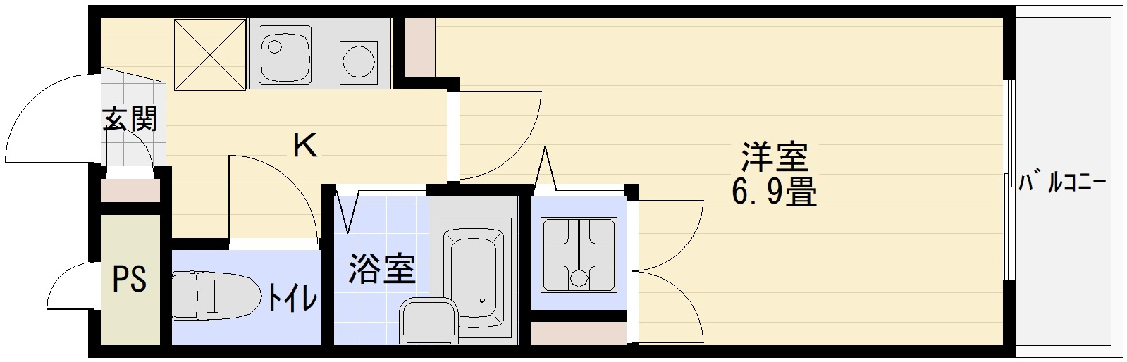 リーベハイツ青山の間取り