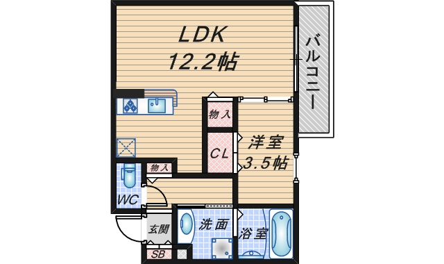 フォレストファンの間取り