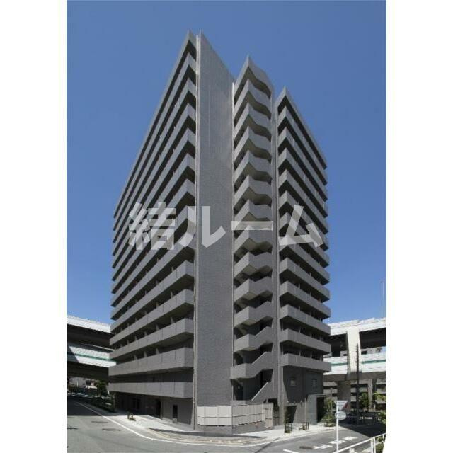 板橋区板橋２丁目の賃貸マンションの外観パース