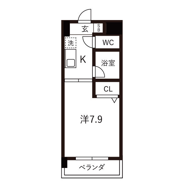 クリエイティブ一宮の間取り