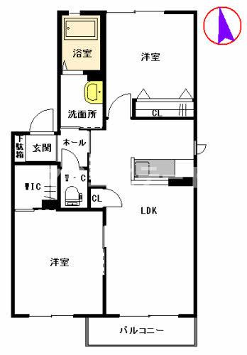 【間取り】 | グランドパルクA