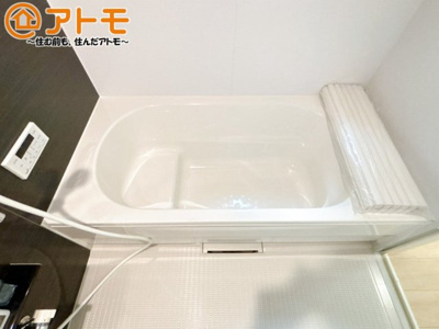 【浴室】 | 沼津市西熊堂第3　新築一戸建て　4号棟 | お風呂で日々の疲れを落としましょう♪スタイリッシュなお風呂になっています！