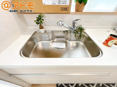 【設備】 | 沼津市西熊堂第3　新築一戸建て　4号棟 | 広いシンクは使い勝手良好です♪