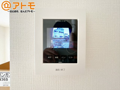 【セキュリティ】 | 沼津市西熊堂第3　新築一戸建て　4号棟 | TVモニター付きインターホンは防犯性に優れています！
