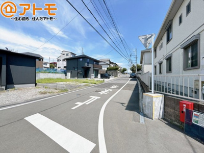 【前面道路含む現地写真】 | 沼津市西熊堂第3　新築一戸建て　4号棟