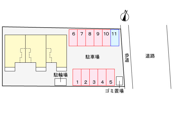 エス・エル・シー宮小路の区画図