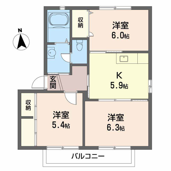 【間取り】 | シャーメゾン新堂