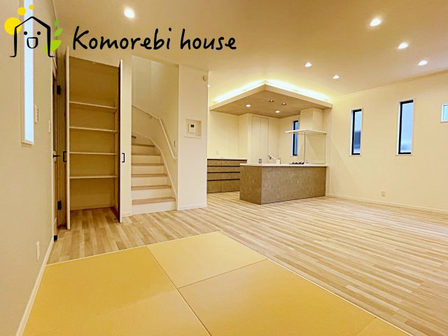 大宮南中野　新築一戸建て　ルシェール　Fの和室|フローリングだけでなく、和室もあります