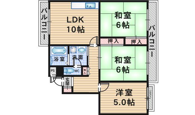 ピアチェーレの間取り