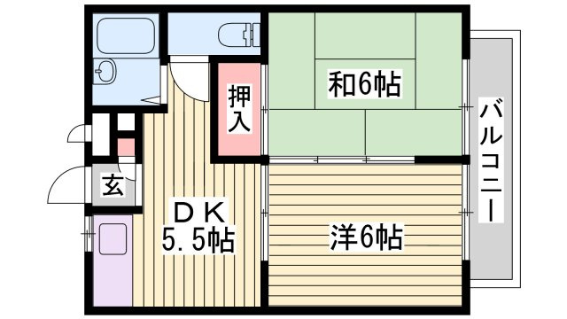 ファミール浜の宮の間取り