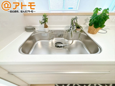【設備】 | 沼津市西熊堂第3　新築一戸建て　5号棟 | 広いシンクは使い勝手良好です♪