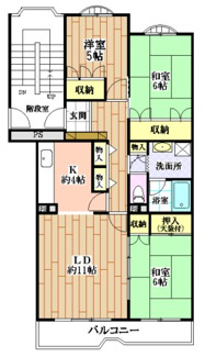 【間取り】 | 三芳団地1号棟