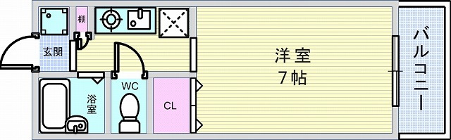 パセオ・グリーンヒルズの間取り