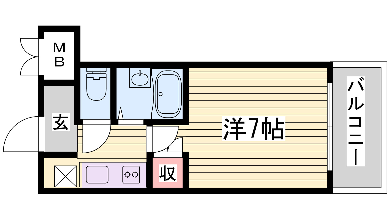 サンロード・スクエア・ショウワの間取り