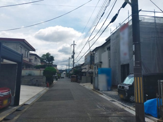 【前面道路含む現地写真】 | 宇治市伊勢田町名木1丁目　新築戸建