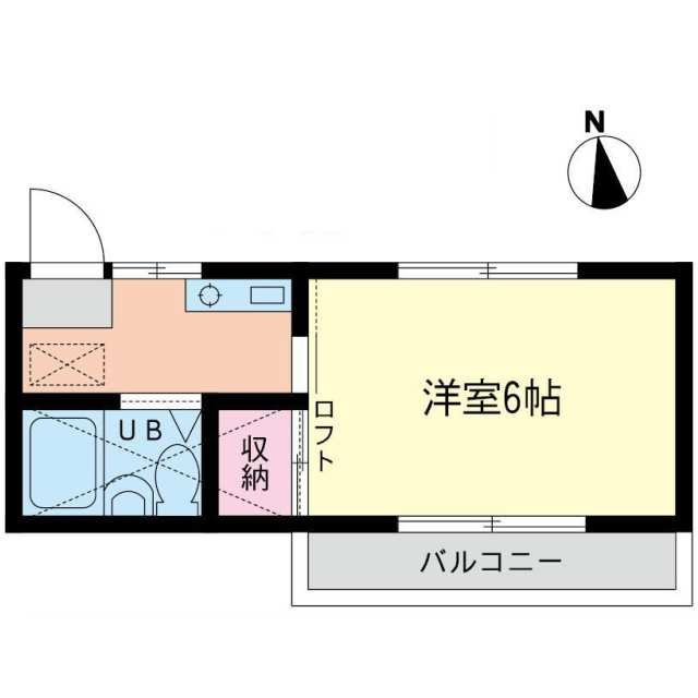 相模原市南区東大沼４丁目のアパートの間取り
