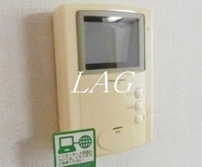 【セキュリティ】 | ソレアードＡ館 | モニター付きインターフォンです。