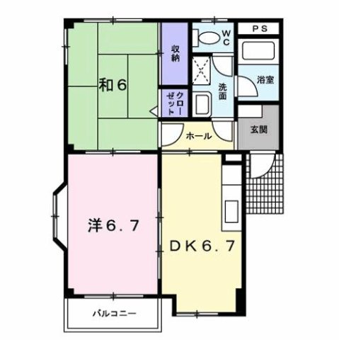 エクレール城東の間取り