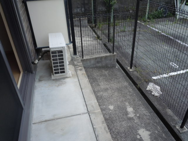 春紫苑のバルコニー