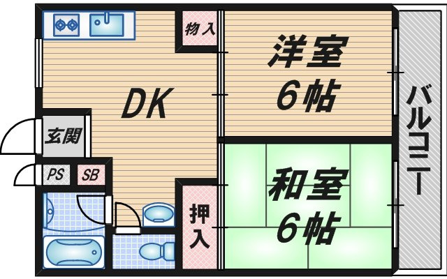 ハマビルの間取り