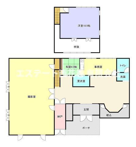 【商談中】花巻市星が丘二丁目　売店舗