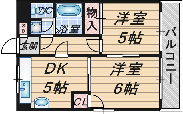 ハイツNYの間取り