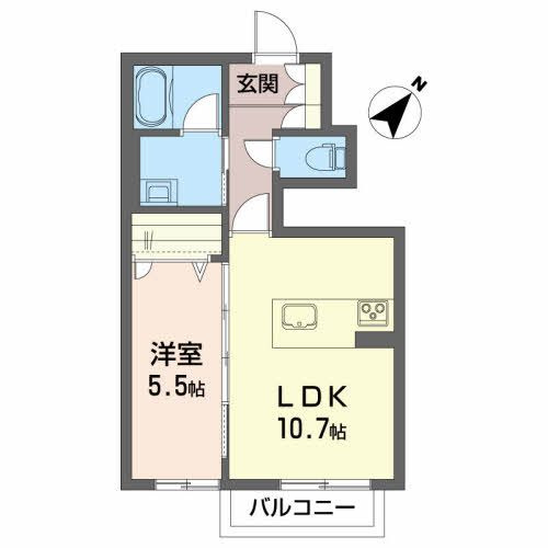 シャーメゾン梨木町の間取り