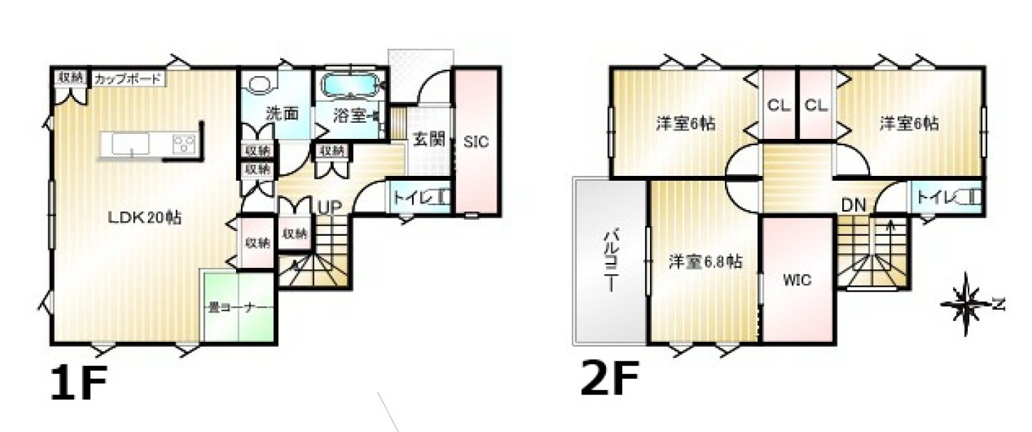 【中古戸建】佐波郡玉村町大字上之手の間取り|■間取り図｜敷地面積：171.85（約51.98坪）　建物面積：109.17（約33.02坪）