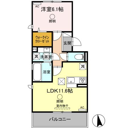シェシレーヌの間取り