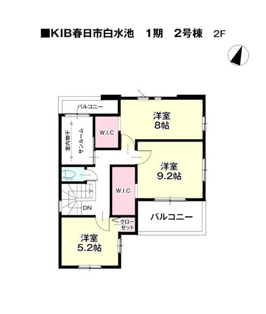 春日市白水池１丁目の新築一戸建の間取り| 