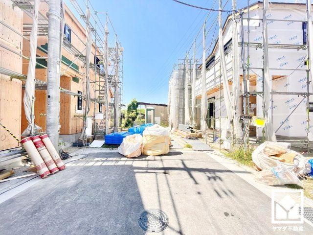 尼崎市田能４丁目の外観|JR福知山線「猪名寺」駅まで徒歩21分、阪急神戸本線「園田」駅まで徒歩28分の立地。