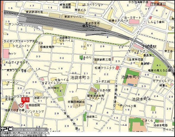プライム池袋の地図