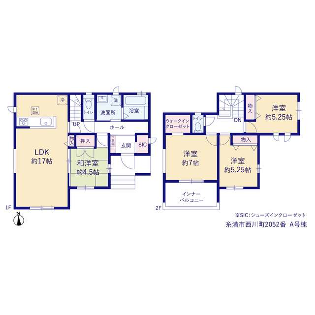 糸満市西川町（限定1棟）の区画図|A号棟　