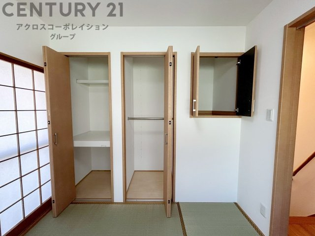 和室収納。衣類や布団の収納に便利です。