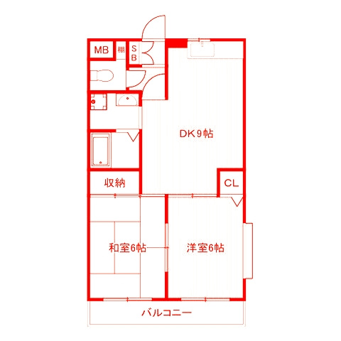 横浜市戸塚区上倉田町の賃貸マンションの間取り