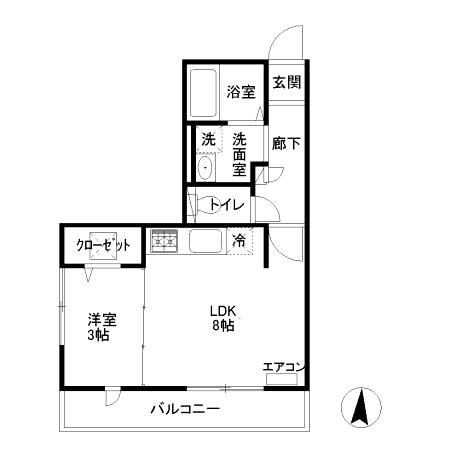 トレビナ武蔵野の間取り