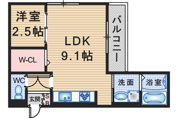 Nap Squareの間取り